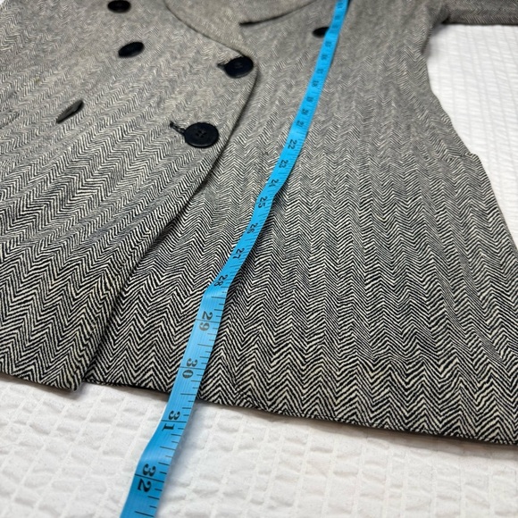 Vintage Giorgio Armani Classic Gray zig zag Blazer size 42 - Picture 10 of 15